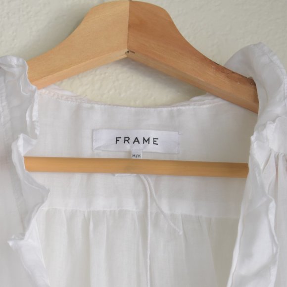 Frame Lauren Dress in Blanc - Picture 12 of 14